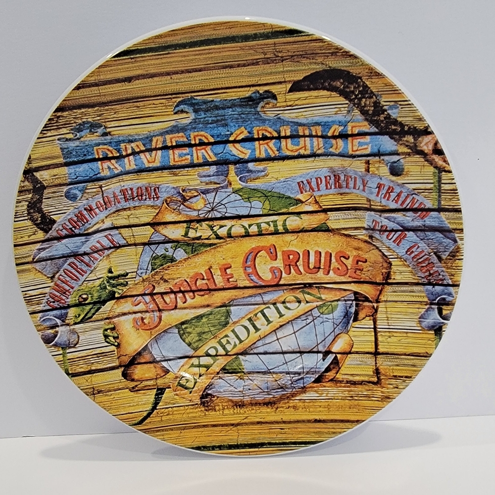 Disney Parks Jungle Cruise Expedition Decorative Plate